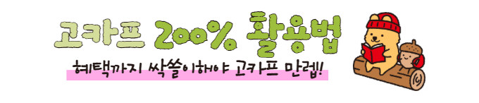 고카프 200% 활용법